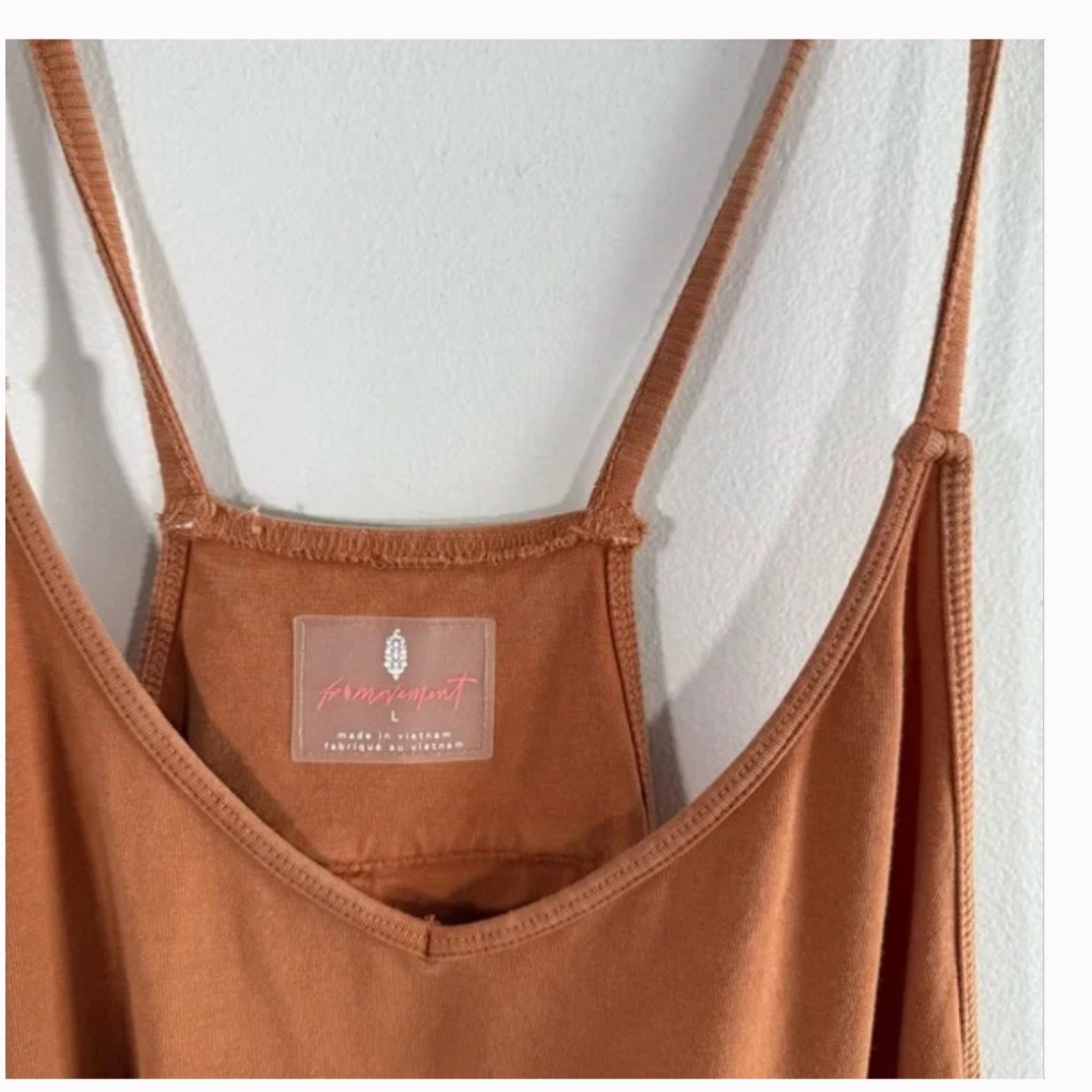 Free People FP Movement Hot Shot Onesie in Toasted Coconut - Picture 8 of 10